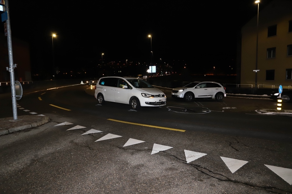 &Uuml;bersicht Unfallort Spl&uuml;genstrasse